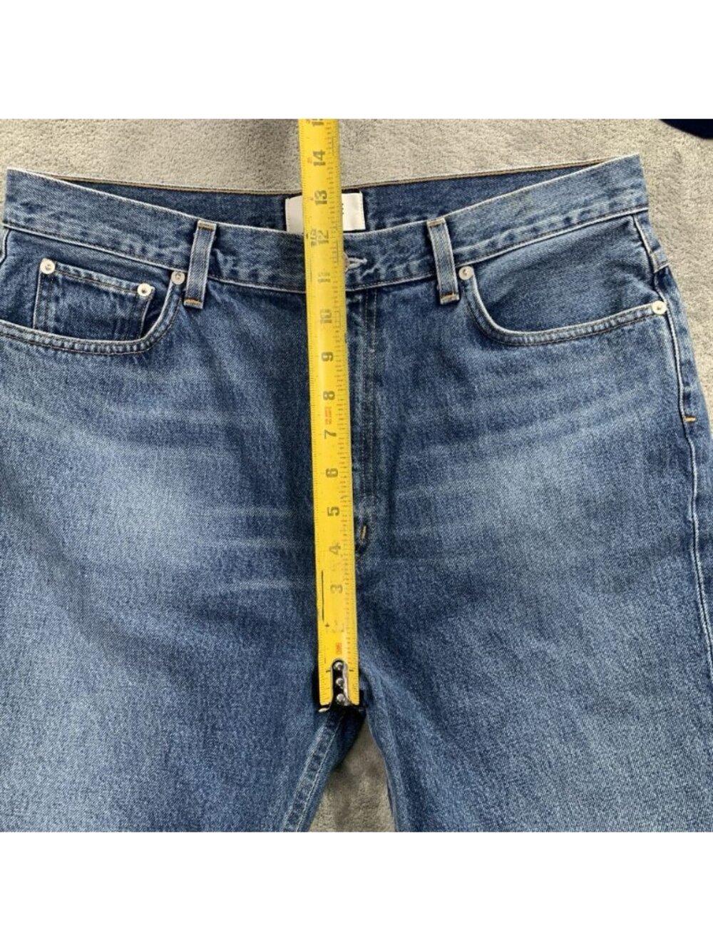 Agolde High Rise Vintage Flare Jeans Womens 32x31 100% Organic Cotton Blue Denim - Picture 7 of 12